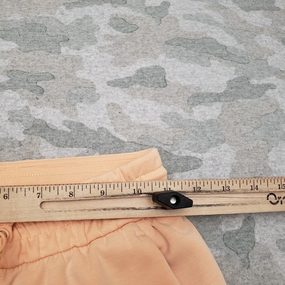 Lululemon Softsteme Pants Womens 0 Orange Hight Rise Gym Pockets Drawstring